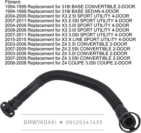 هواکش میل لنگ بی ام و  E90 کد 11157503523